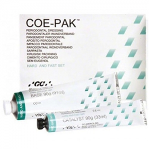 COE PAK Periodontal Paste Fast Set Tubes (base & catalyst)