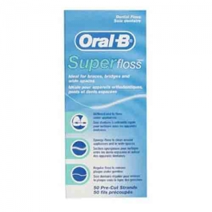 ORAL B Superfloss 50 Pre-Cut Strands (1)