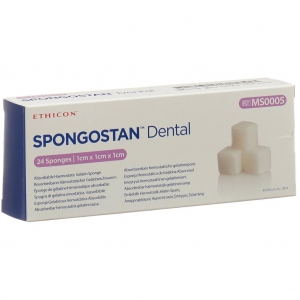 ETHICON Spongostan Dental 1X1X1cm (24 Sponges) MS0005