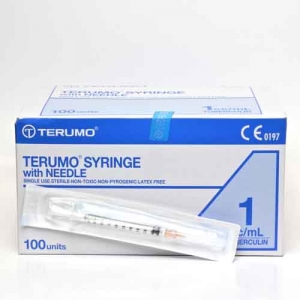 TERUMO 1ml Syringe 26G X 1/2