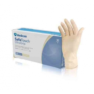 Medicom SafeTouch Ultra Grip Latex Medium (100) Powder Free Glove