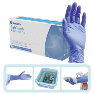 MEDICOM Safetouch Advanced Pro Nitrile X-Small Violet (100) Glove