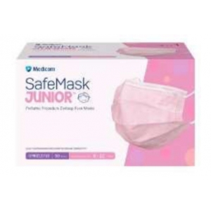 MEDICOM SafeMask Junior Face Mask Earloop Pink (50) Level 1