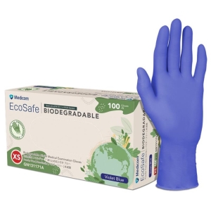 EcoSafe Nitrile Glove X-Small (100) Biodegradable