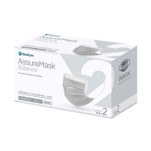 MEDICOM Assure Mask Balance White Level 2 Earloop Mask (50)