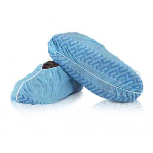 MEDICOM SafeBasics Shoe Cover Non-Skid (100) Blue