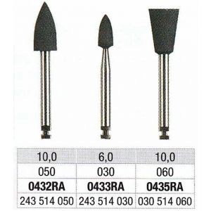 EDENTA EXA Dental Green Polishing Point RA 0432 (12)