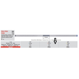 EDENTA Diamond Perforated Strip PFDS3 Red 3.75mm 30µ (10)