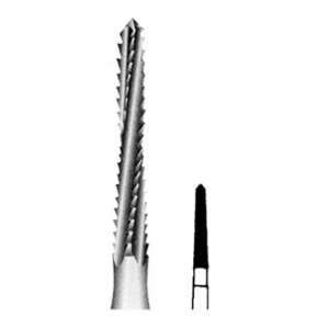 EDENTA Steel Lindemann FGXL RF162-316-016 Bur (3) Bone Cutter