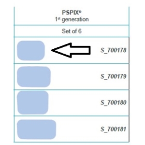 Acteon PSPIX Gen 1 Imaging Plates Size 0 (6/pcs)