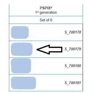 Acteon PSPIX Gen 1 Imaging Plates Size 1 (6/pcs)