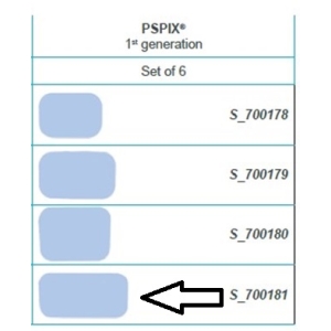 Acteon PSPIX Gen 1 Imaging Plates Size 3 (6/pcs)