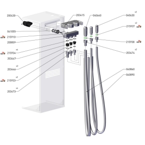 CATTANI Aspi-Jet Tip Holder-3 Grey 203415 