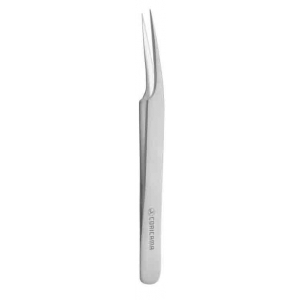 CORICAMA Tweezer Fine Tip Angled Plain 115MM