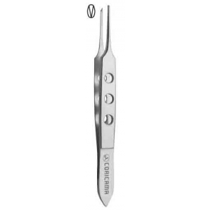 CORICAMA Tweezer Bishop-Harman Straight Serrated 1X2 90MM