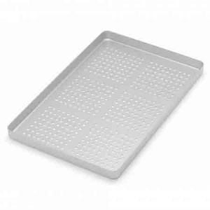 CORICAMA Tray Large Perforated Aluminium Silver N.L.A.