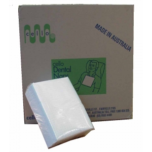 CELLONAPS White Lined 4ply Dental Bibs (2000) 200 x 280mm