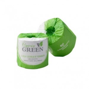 CAPRICE Green Toilet Roll (48 Individually Wrapped) 400C NLA