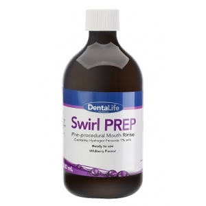 DENTALIFE Swirl Prep 1% Peroxide Pre-procedural Rinse WILDBERRY - 500ml