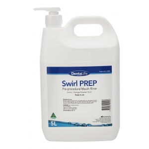DENTALIFE Swirl Prep 1% Peroxide Pre-procedural Rinse Mint 5litre