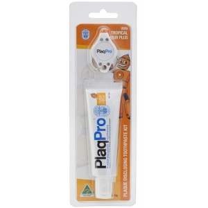 PlaqPro 25gm Toothpaste & Torch Kit - Tropical