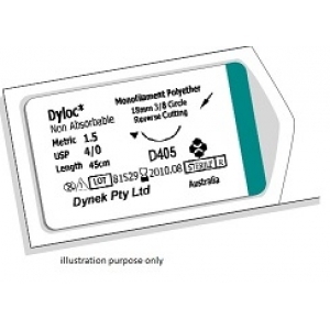 DYNEK Dyloc Suture 5-0 18mm 3/8C 45cm (36) D505