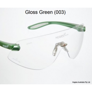 HOGIES Eyeguard Gloss Green Frame Clear Lens