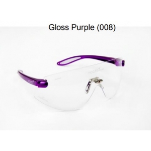 HOGIES Eyeguard Gloss Purple Frame Clear Lens