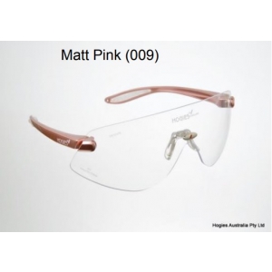 HOGIES Eyeguard Matt Pink Frame Clear Lens