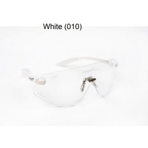 HOGIES Eyeguard Gloss White Frame Clear Lens
