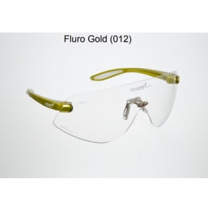 HOGIES Eyeguard Fluro Gold Frame Clear Lens
