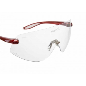 HOGIES Micro Glasses Clear Red Frame