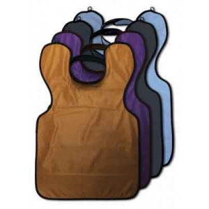 ADULT LEAD FREE X-RAY APRON W/COLLAR VIOLET/CHARCOAL