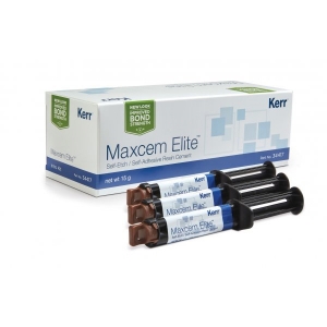 KERR Maxcem Elite Clear Bulk Pack - 4x 5g Automix Syringes