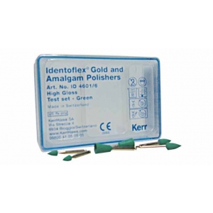 IDENTOFLEX Gold Amalgam High-Gloss Polisher LENTICULAR RA (12) Green