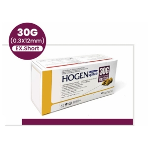 HOGEN spitze 30G X 12mm Dental Cartridge Needles (100/pcs)