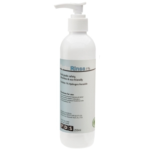 PDS HYDRORINSE 1% Peroxide Pre-procedural Rinse 250ml Pump Bottle