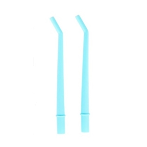 Aureum Surgical Aspirator Tips 6.4mm Large Tip (25) Light Blue Autoclavable