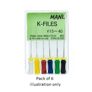 MANI K-FILE 25mm #10 (6)