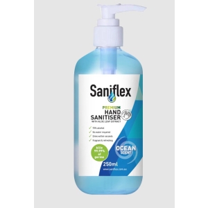 SANIFLEX Hand Sanitiser 250ml Pump Pack - Ocean Scent