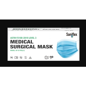 SANIFLEX Level 3 Surgical Mask (50) Earloop Blue NLA