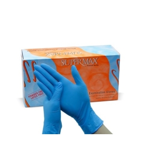 SUPERMAX Large Nitrile Glove (100) Powder Free