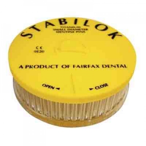 STABILOK Jumbo Titanium Pins Yellow Small (100)