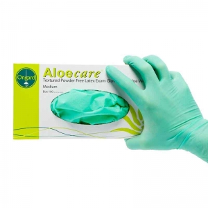 ALOECARE Gloves X-Small (100) Latex -Green