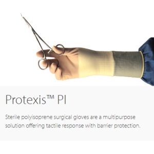 PROTEXIS PI Size 7.5 Surgical Gloves (50pair) Latex Free