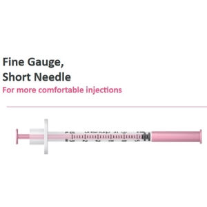 TERUMO Unisharp 0.3 mL Fixed Needle Syringe (100)