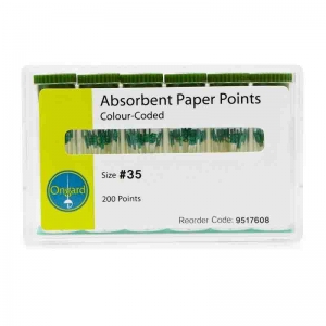 ONGARD PAPER POINTS TAPERED COLOUR CODED